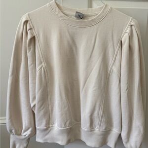 Cream Puff Sleeve Sweatshirt